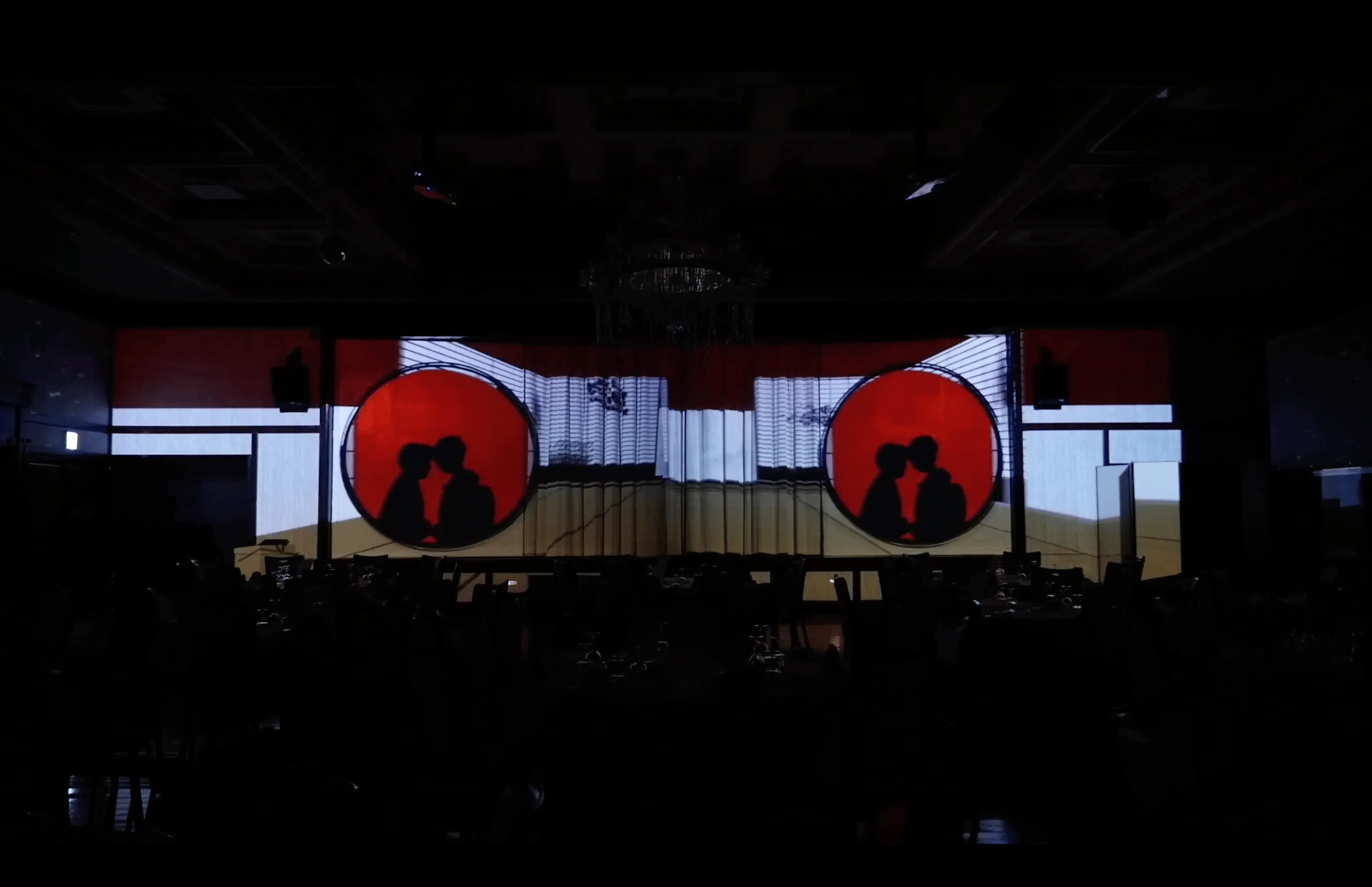 プロジェクションマッピングの様子5