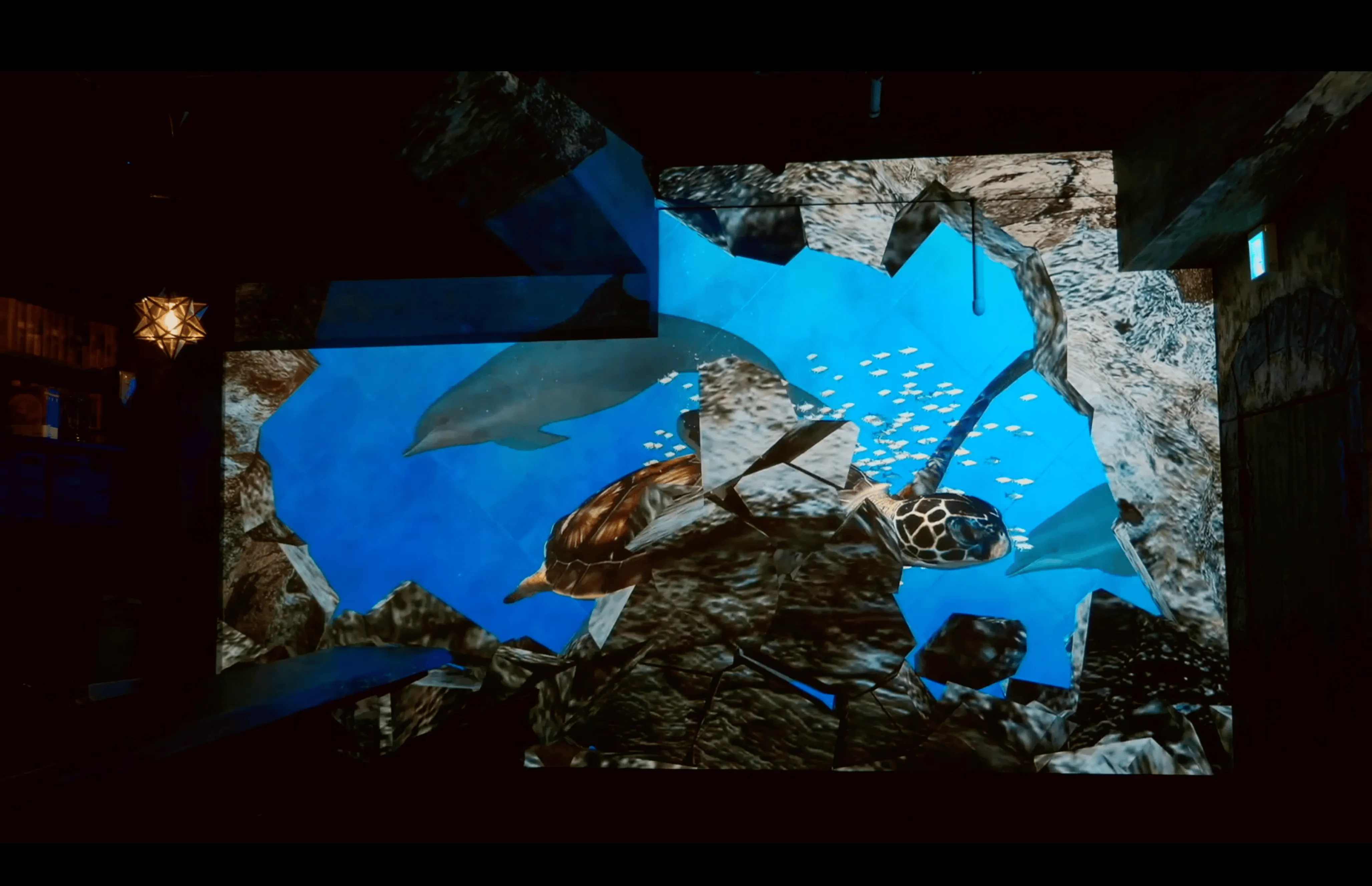 プロジェクションマッピングの様子7