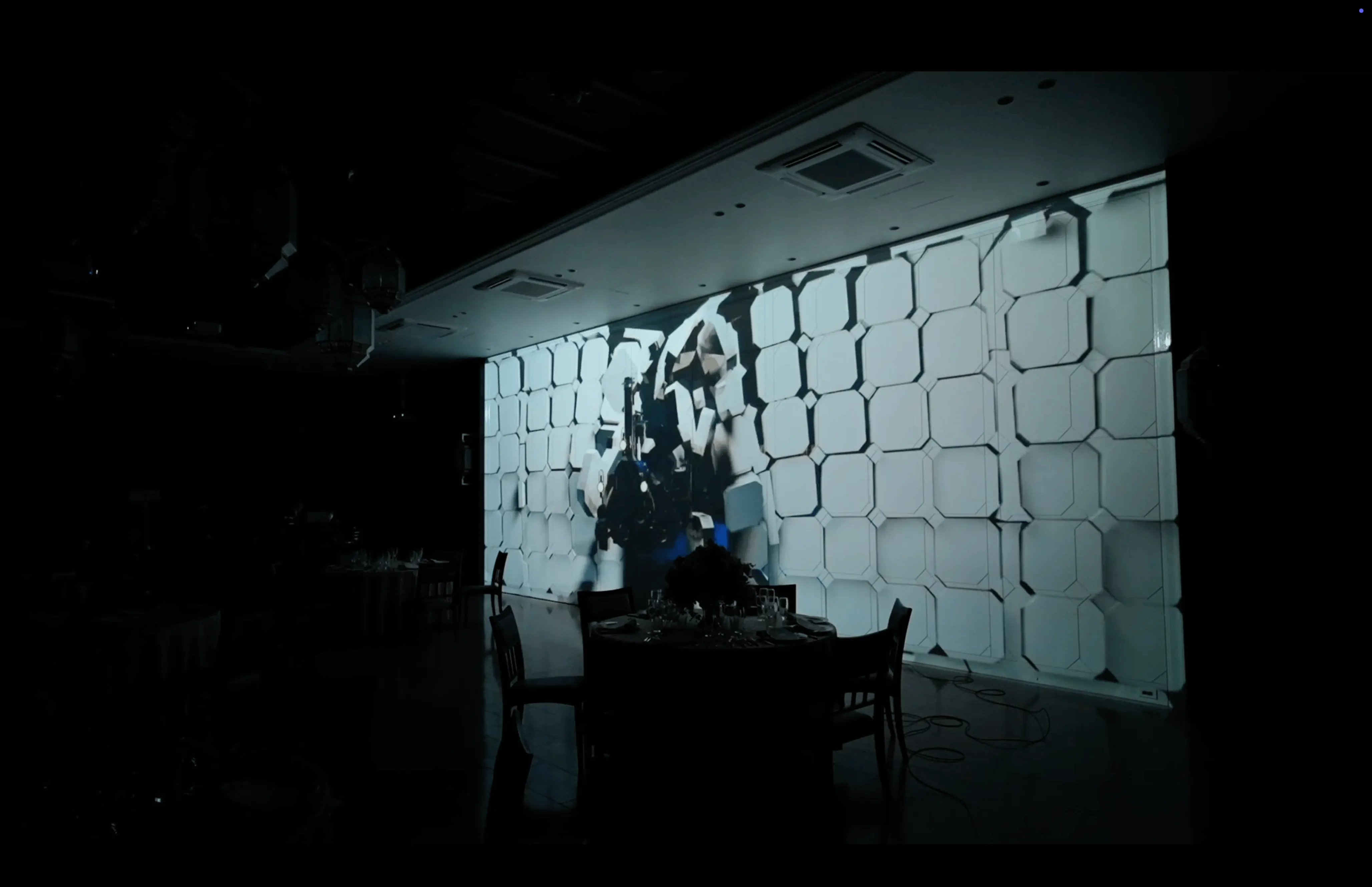 プロジェクションマッピングの様子10