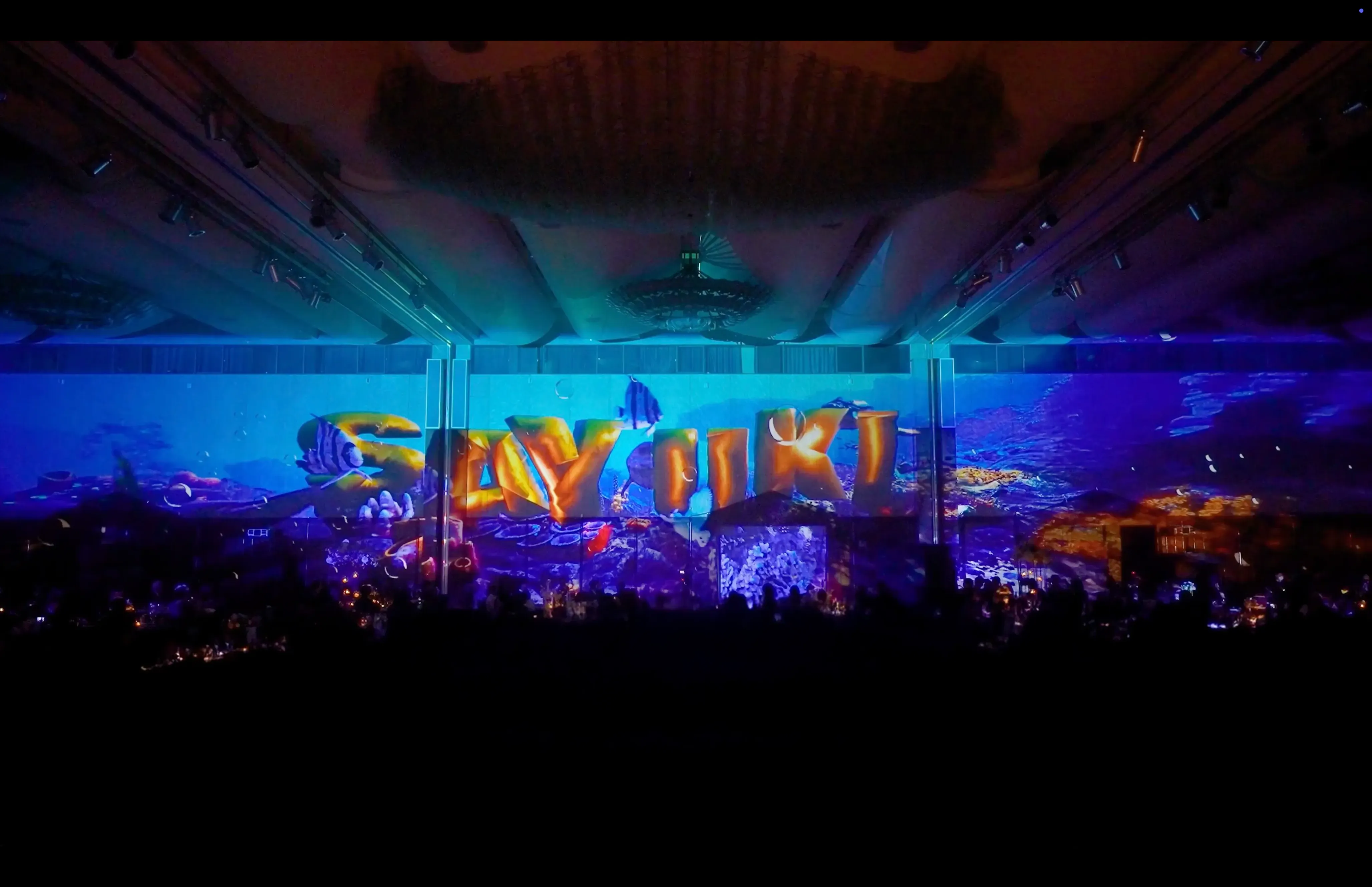 プロジェクションマッピングの様子11